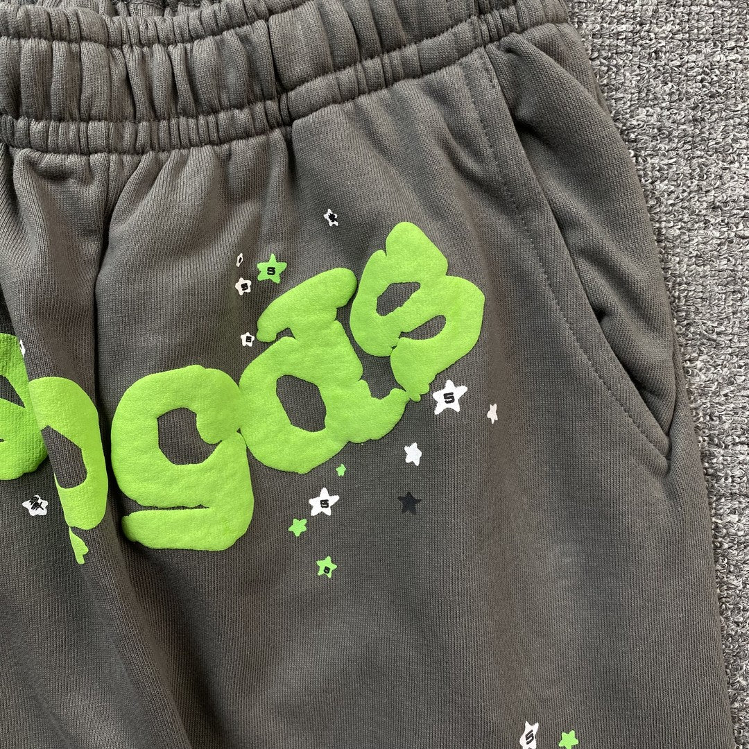 SP5DER WAIT WEB SWEATPANTS SLATE GREY - Prime Reps