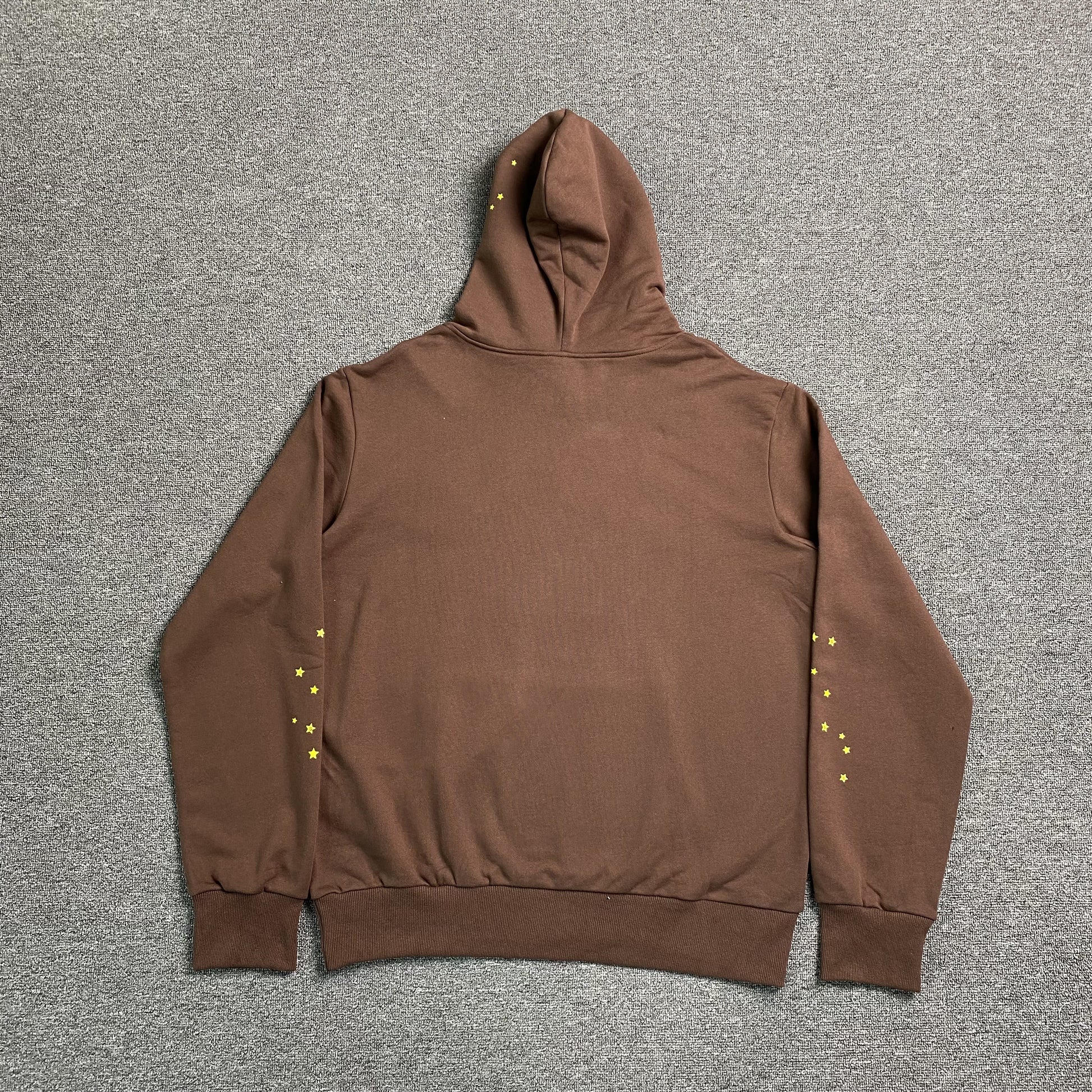 SP5DER WEB HOODIE BROWN - Prime Reps