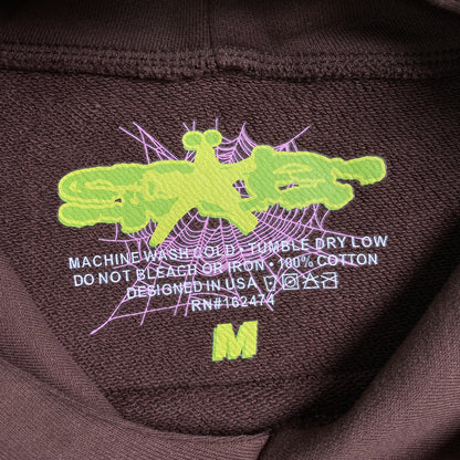 SP5DER WEB HOODIE BROWN - Prime Reps