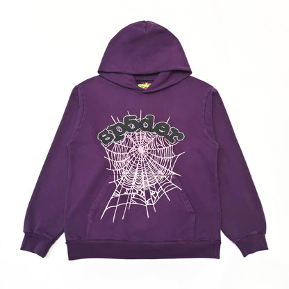 SP5DER WEB HOODIE PURPLE - Prime Reps