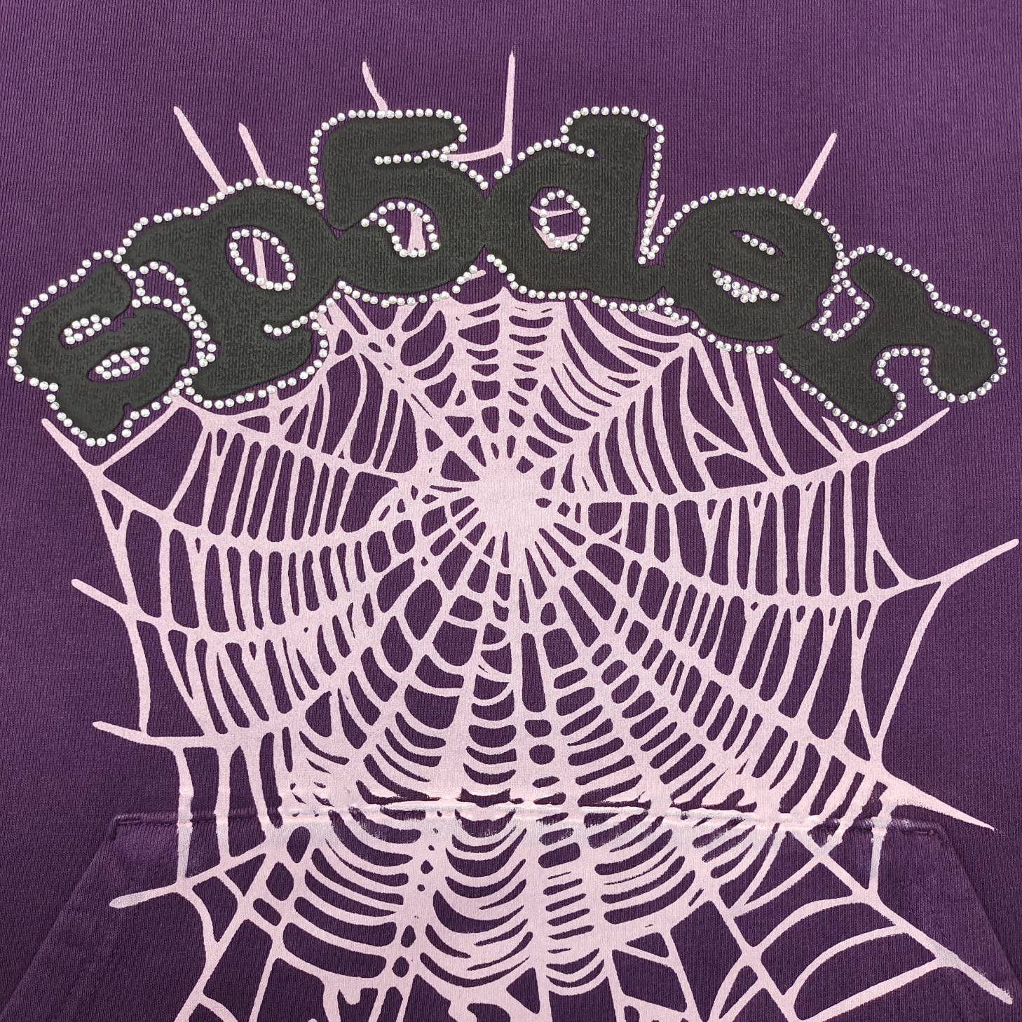 SP5DER WEB HOODIE PURPLE - Prime Reps