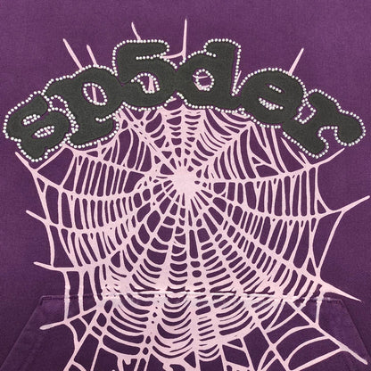 SP5DER WEB HOODIE PURPLE - Prime Reps