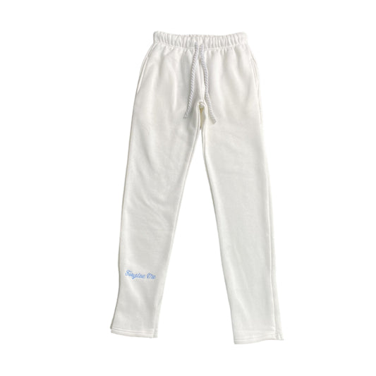 SYNA WORLD SYNA LOGO SWEATPANTS WHITE - Prime Reps
