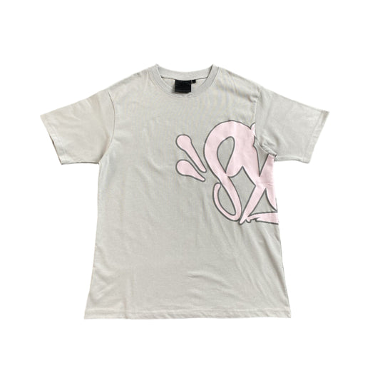 SYNA WORLD T-SHIRT GREY PINK - Prime Reps
