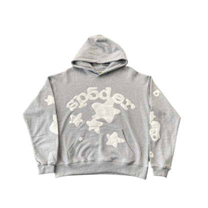 Sp5der Beluga Hoodie Heather Grey - Prime Reps