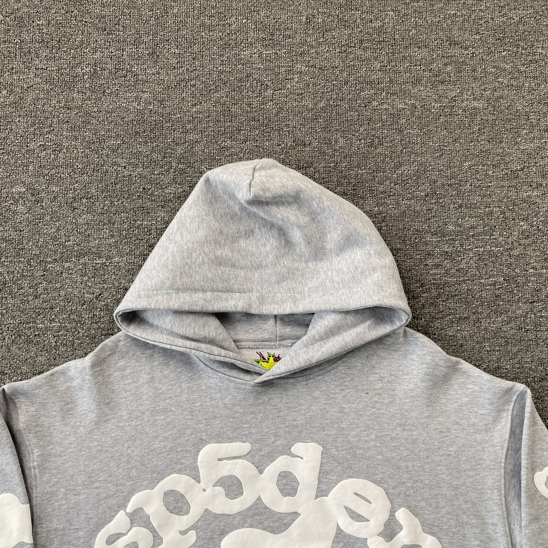 Sp5der Beluga Hoodie Heather Grey - Prime Reps