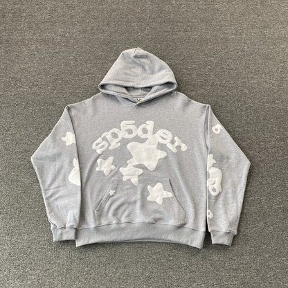 Sp5der Beluga Hoodie Heather Grey - Prime Reps
