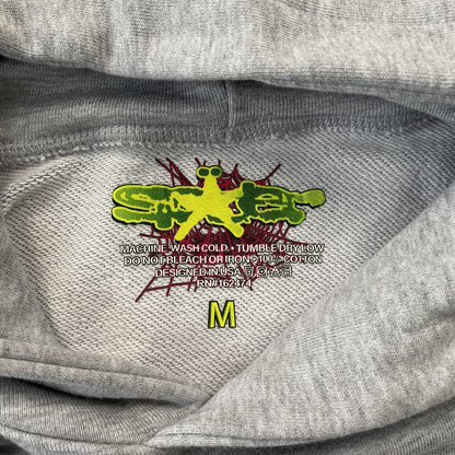 Sp5der Beluga Hoodie Heather Grey - Prime Reps