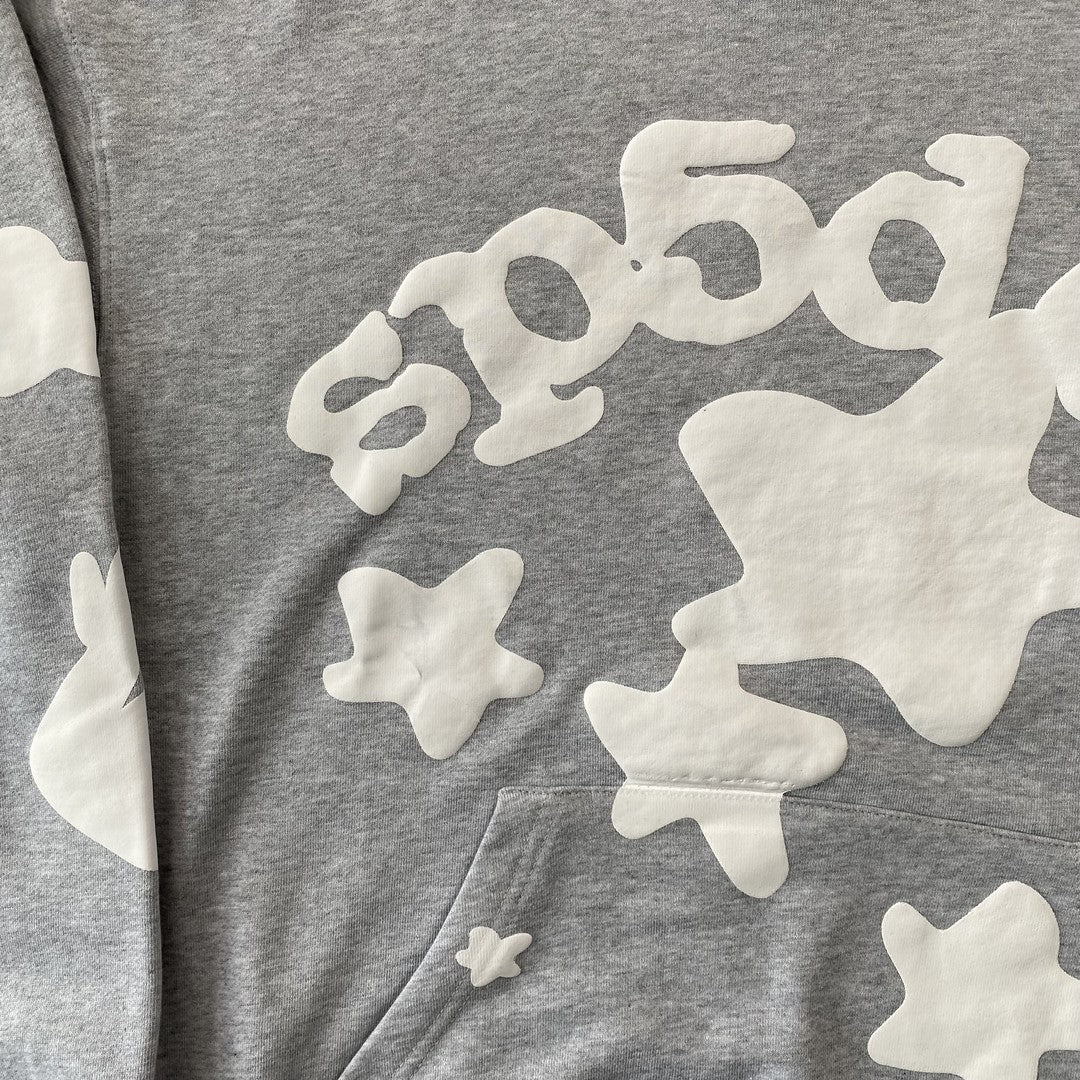 Sp5der Beluga Hoodie Heather Grey - Prime Reps