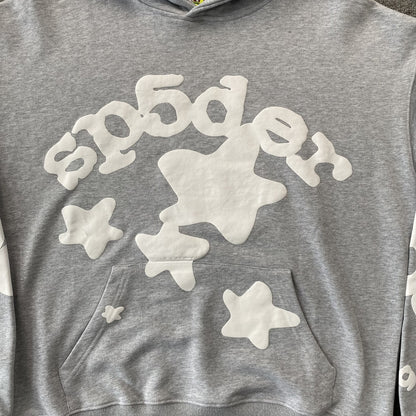 Sp5der Beluga Hoodie Heather Grey - Prime Reps