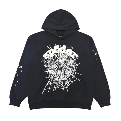 Sp5der OG Web Hoodie Black - Prime Reps