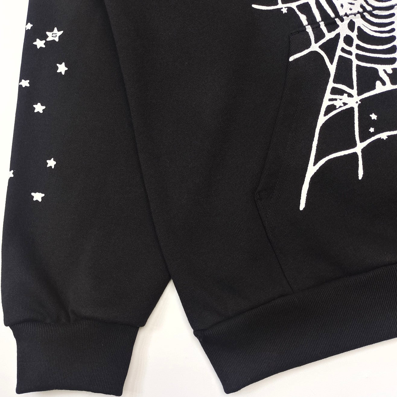 Sp5der OG Web Hoodie Black - Prime Reps