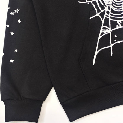 Sp5der OG Web Hoodie Black - Prime Reps