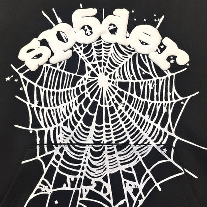 Sp5der OG Web Hoodie Black - Prime Reps