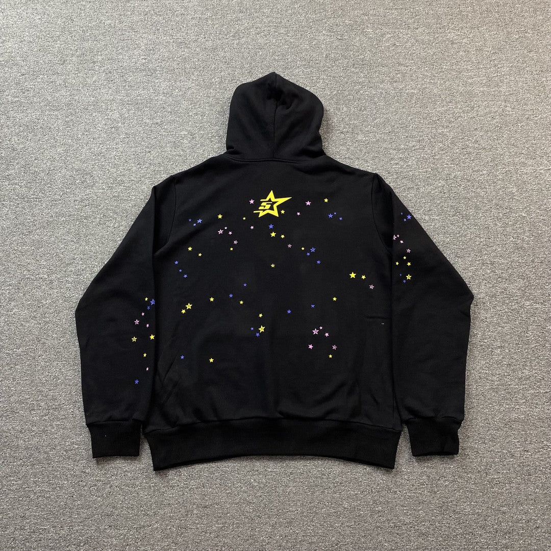 Sp5der PINK V2 Hoodie Black - Prime Reps