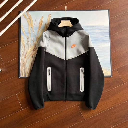 NIKE TECH FLEECE HOODIE x BLUE WHITE