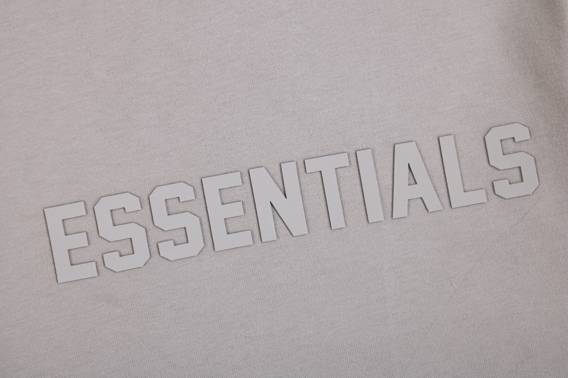 FEAR OF GOD ESSENTIALS T-SHIRT STONE GREY