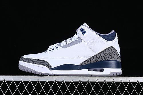 AIR JORDAN 3 RETRO MIDNIGHT NAVY WHITE/BLACK/GREY/BLUE - Prime Reps
