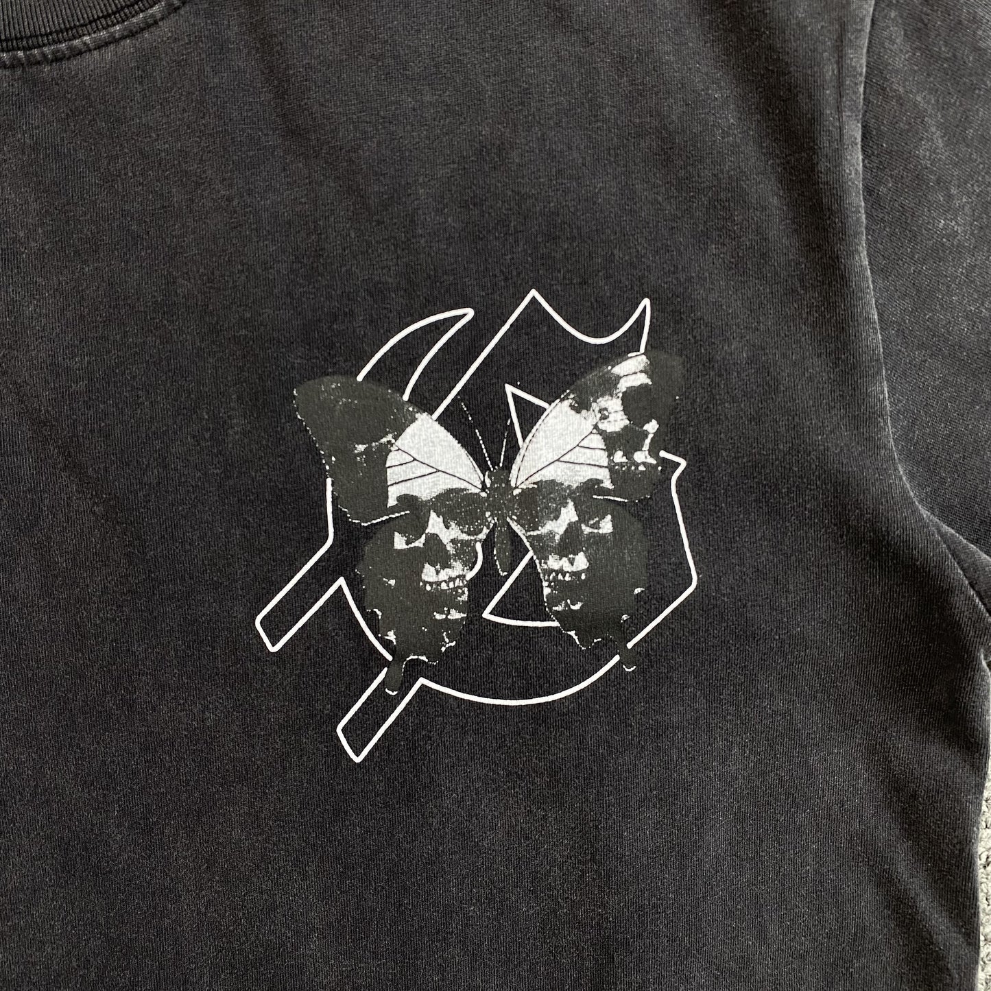 GODSPEED BUTTERFLY EFFECT T-SHIRT WASHED BLACK