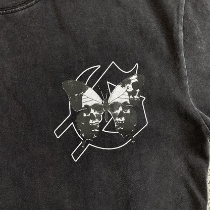 GODSPEED BUTTERFLY EFFECT T-SHIRT WASHED BLACK