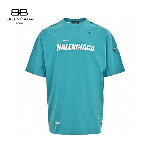 Balenciaga Distressed Logo T-Shirt - Prime Reps