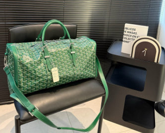 GOYARD BOSTON 50 TRAVEL BAG GREEN