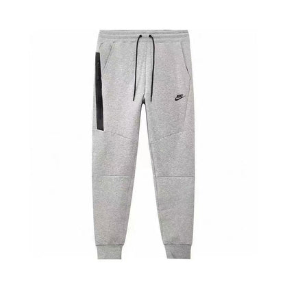 NIKE TECH FLEECE PANTS x GREY/WHITE