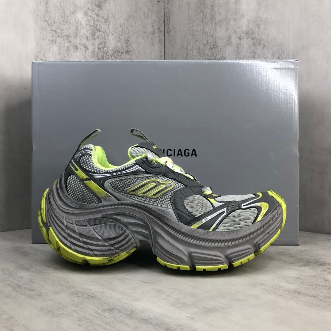 Balenciaga 10XL Sneaker in Black/Grey/Yellow: Industrial Luminescence