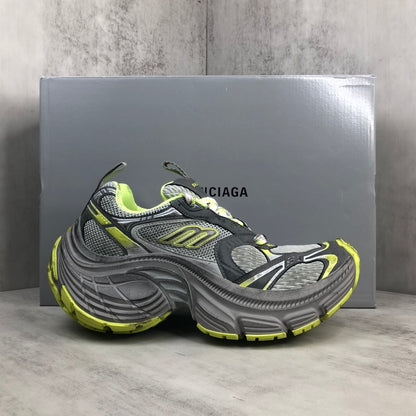 Balenciaga 10XL Sneaker in Black/Grey/Yellow: Industrial Luminescence
