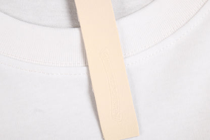 CHROME HEARTS HORSE SHOE LOGO T-SHIRT WHITE PINK