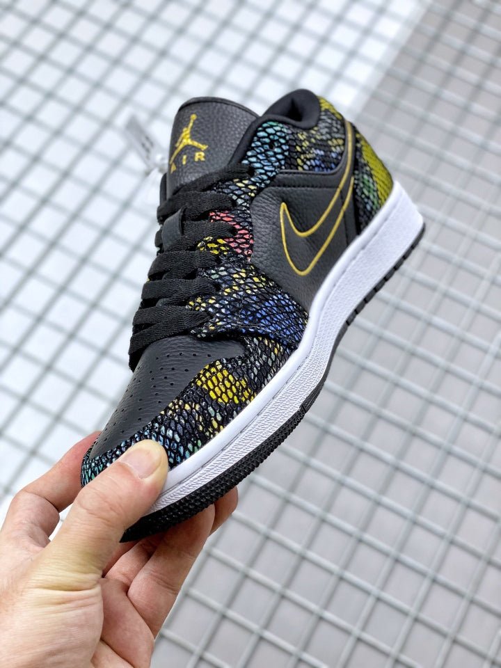 JORDAN 1 LOW x MULTICOLOR SNAKESKIN - Prime Reps