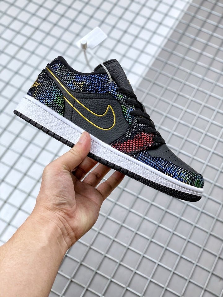 JORDAN 1 LOW x MULTICOLOR SNAKESKIN - Prime Reps