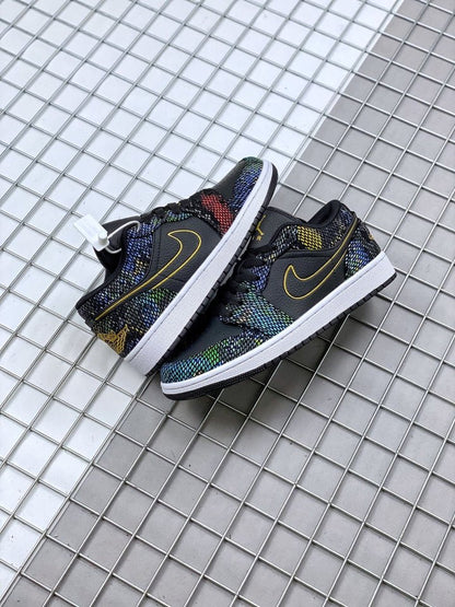 JORDAN 1 LOW x MULTICOLOR SNAKESKIN - Prime Reps