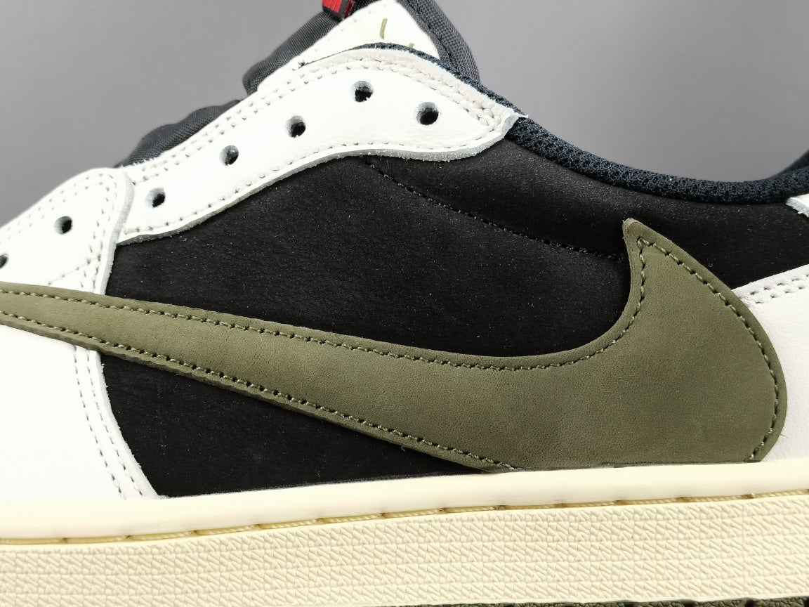 JORDAN 1 LOW x TRAVIS SCOTT OLIVE - Prime Reps