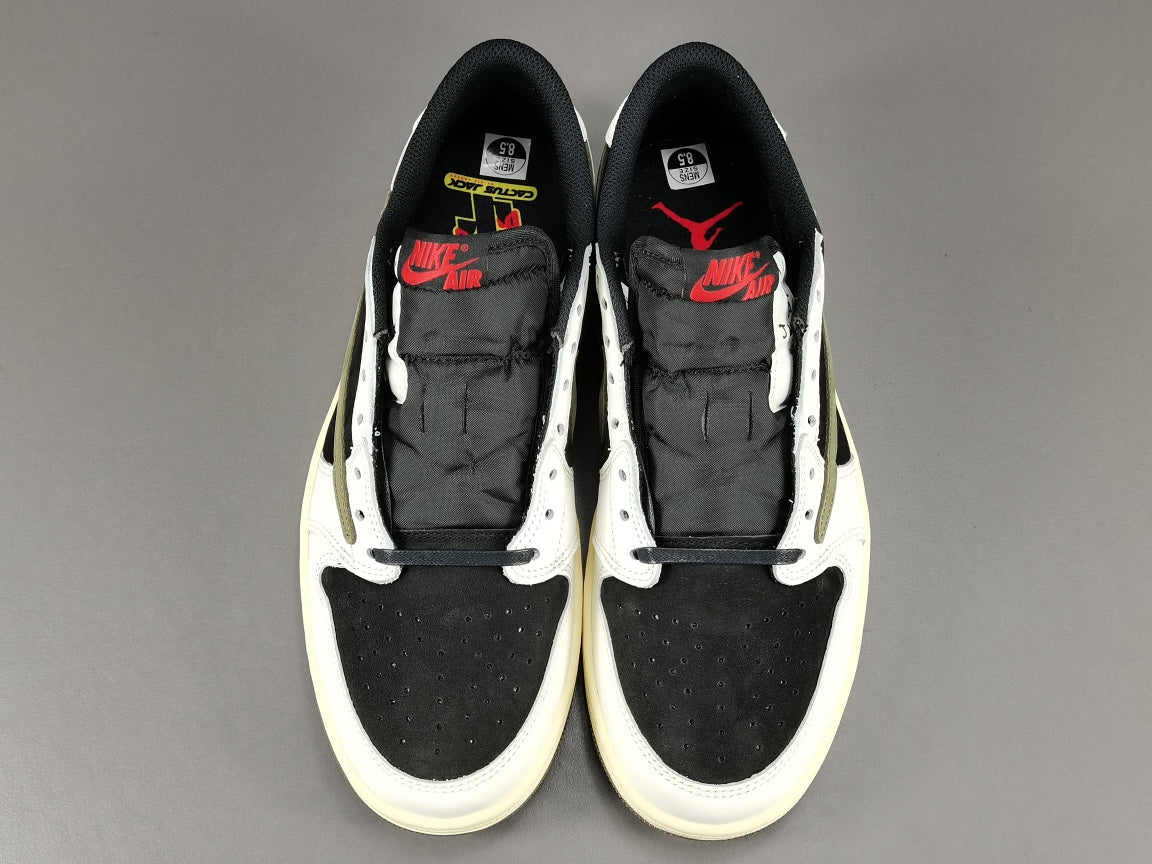 JORDAN 1 LOW x TRAVIS SCOTT OLIVE - Prime Reps