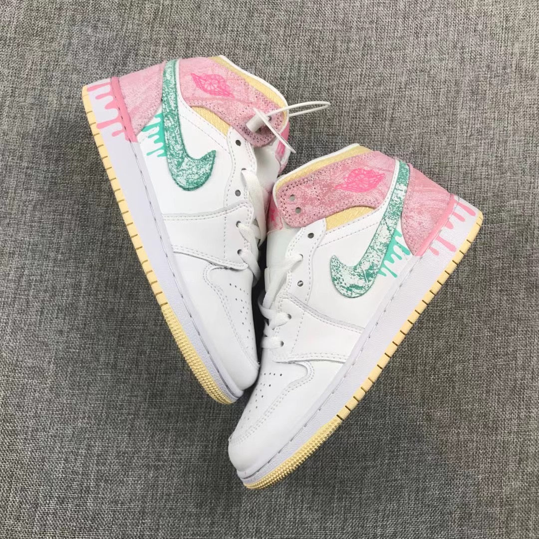 JORDAN 1 MID x PAINT DRIP - Prime Reps