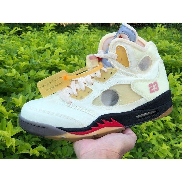 replica off white jordan 5