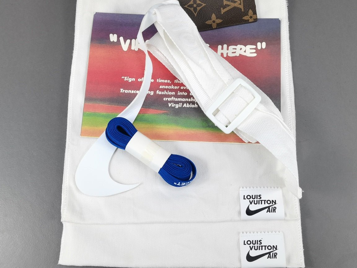 NIKE AIR FORCE 1 x LOUIS VUITTON BLUE/WHITE - Prime Reps